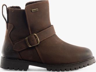 Hush Puppies WAKELY Womens Boots Brown Leather - Size UK 7