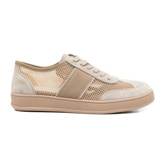 Sergio Moretti Schoenen, Dames, Beige, 37 EU, Su&egrave;de, Smr 6045 Wedge Fashion Sneakers