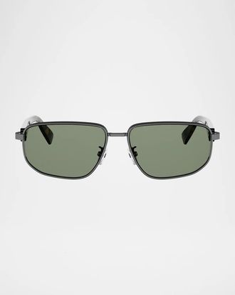 Bulgari Men & apos;s Octo 58MM Rectangular Sunglasses