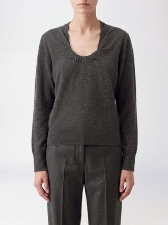 Maison Margiela Maglia girocollo a maniche lunghe in pura lana vergine