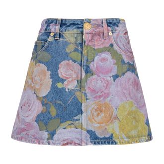 Balmain Mujer, Faldas, Azul, Talla: XS