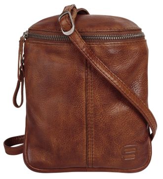 Spikes & Sparrow Umh&auml;ngetasche SPIKES & SPARROW, Damen, Gr. B/H/T: 15cm x 20cm x 7cm onesize, braun (cognac), Leder, vintage, Taschen Umh&auml;ngetasche, echt Leder