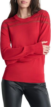 DKNY Sheer Sweater
