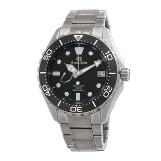 Grand Seiko Pre-owned Grand Seiko Evolution 9 Automatic Black Dial Mens Watch SLGA015G