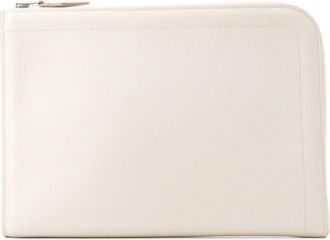 Herm&egrave;s Evercalf Leather Clutch Bag (Pre-Owned)