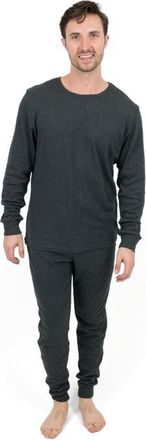 Leveret Mens Cotton Solid Matching Family Pajamas in Dark Gray at Nordstrom, Size Xxx-Large
