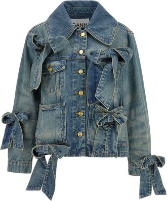 Ganni Ganni Organic Cotton Womens Jacket