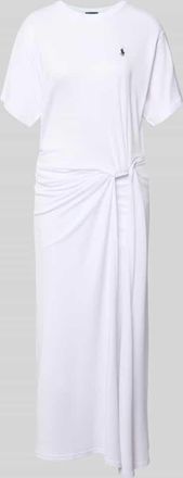 Polo Ralph Lauren K&ouml;rpernahes Freizeitkleid aus Lyocell-MIx in Weiss, Gr&ouml;&szlig;e XL