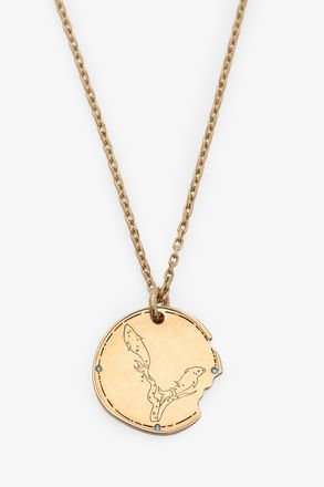 Victoria Beckham Pisces Zodiac Necklace