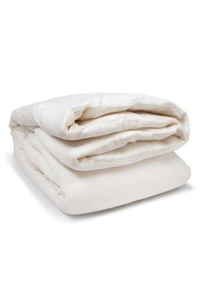 Pom Pom at Home Hunter Duvet Cover in Cream at Nordstrom, Size Queen