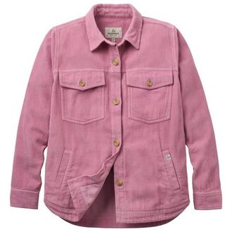 Passenger Stella Heavyweight Cord L/S Shirt Hemd f&uuml;r Damen | rosa