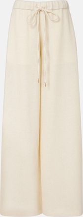 Gabriela Hearst Pantaloni Gelos in alpaca a gamba larga