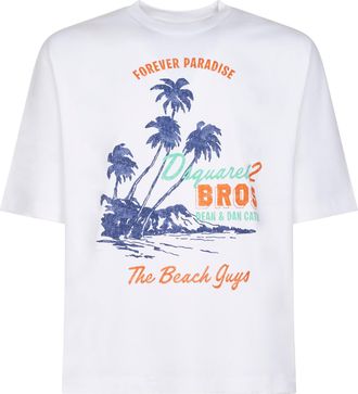 Dsquared2 Vintage Graphic Print Short-Sleeve T-Shirt