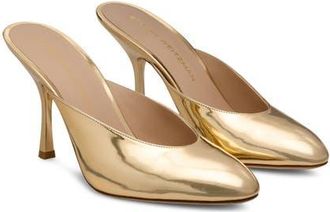 Stuart Weitzman Madison Mule 85 in Platino at Nordstrom, Size 9