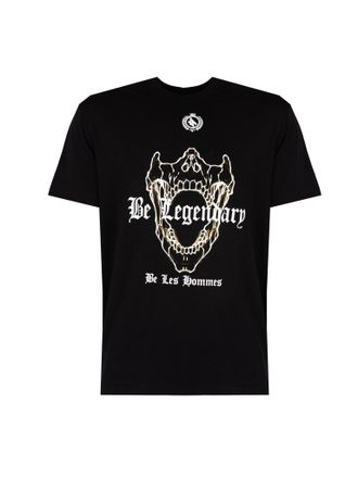 Les Hommes Les Hommes T-Shirt Be Legendary Mannen zwart