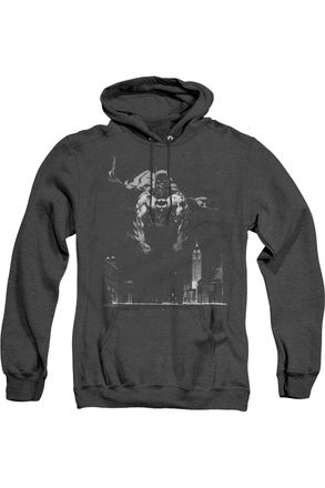 Gildan Batman Dirty City Adult Heather Hoodie / Hooded Sweatshirt