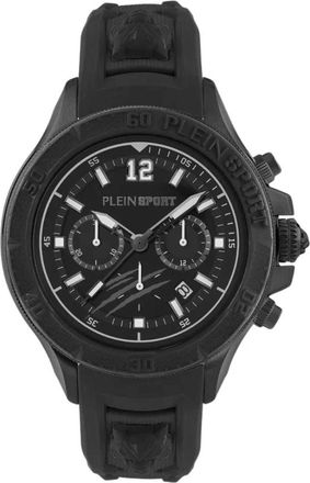 Plein Sport Chronograaf Horloge - Heren - Horloges - Zwart - ONE Size - Accessoires