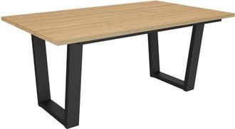 Skraut Home Tavolo da Pranzo, Cucina, Sala da pranzo, 167x90x74cm, Per 8 persone, Tavolo Cucina, Stile moderno, Rovere soft - Skraut Home