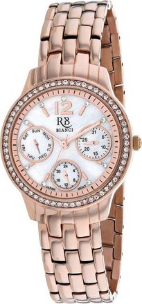 Roberto Bianci Womens White mother of pearl dial Watch