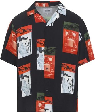 Carhartt Work in Progress Sean Hamilton Shirt - Heren - Korte mouwen Overhemden - Veelkleurig - M - Overhemden