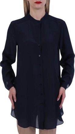 Marella Dames, Blouses & Shirts, Blauw, Maat: S