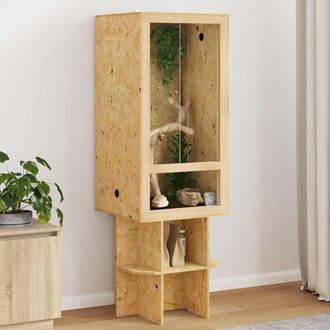 vidaXL vidaXL Terrario Marrone 50 x 50 x 130 cm OSB