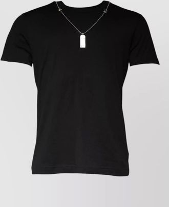Dolce & Gabbana necklace-embellished cotton t-shirt