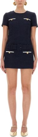 Self Portrait Mini Boucle Dress-Donna
