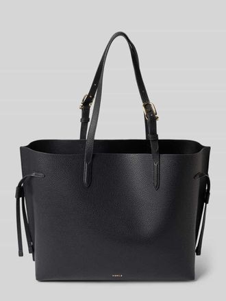 Furla Handtasche aus echtem Leder mit Logo-Detail Modell Ava in Black, Gr&ouml;&szlig;e 1