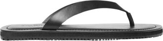 Scarosso Ascanio Sandalen - Heren - Slippers - Zwart - 42 EU - Leer - Schoenen