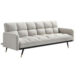 Vente-Unique Vente-unique - Divano letto 3 posti in Tessuto Beige - rorema