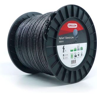 Oregon Scientific Filo per decespugliatore Rotondo Intrecciato Nylium Silencio Nero &oslash;3.0mm/224m Oregon 800019