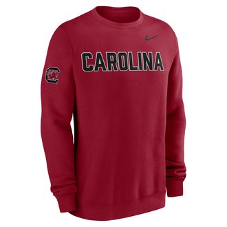 Nike South Carolina Club Nike Mens College Pullover Crew in Red | IW4959-613