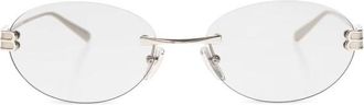 Balenciaga Ovale Zonnebril - unisex - Zonnebrillen - Grijs - ONE Size - Accessoires
