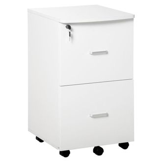 Vinsetto Cajonera de oficina 43x45x72 cm blanco