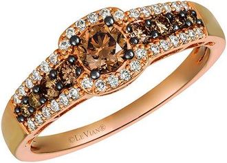 Le Vian Chocolate Solitaire 14K Rose Gold 0.67 Ct. Tw. Diamond Ring