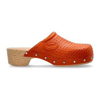Balenciaga x Scholl - Dames - Klompen - Oranje - 35 EU - Leer - Schoenen