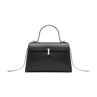 Savette Soft Symmetry Handtas - Dames - Tassen - Zwart - Maat: ONE Size Zijde