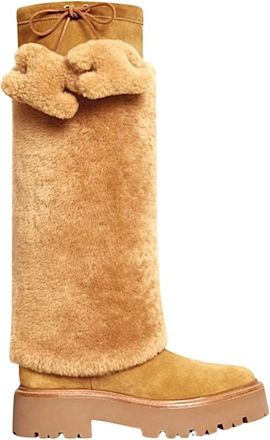 Celine Celine - Bulky Boot - Dames - Schoenen - Bruin - Maat: 40 EU Wol