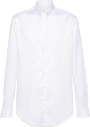 Giorgio Armani cotton shirt - men - Cotton - 43 - White