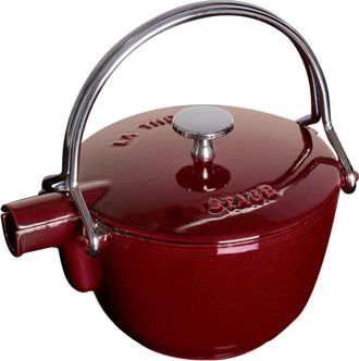 Staub Cast Iron 1-qt Round Tea Kettle
