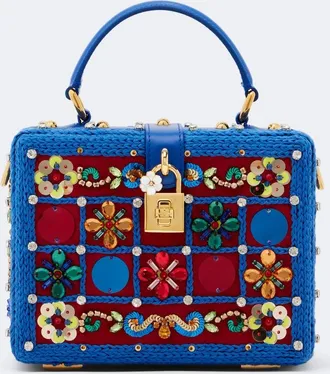 Dolce & Gabbana Dolce Box beaded box bag