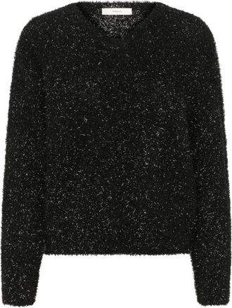 Inwear Truien & Vesten, Dames, Zwart, XS, Rondgebreide trui