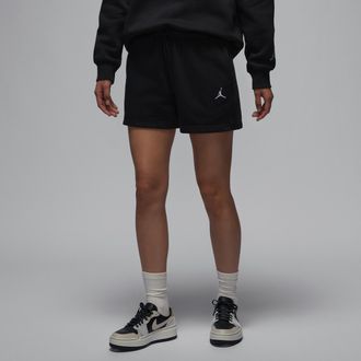 Nike Jordan Womens Jordan Brooklyn Fleece Shorts in Black | HJ1365-010