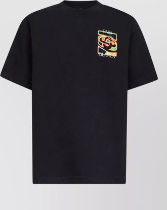 Casablanca heat map logo organic cotton t shirt