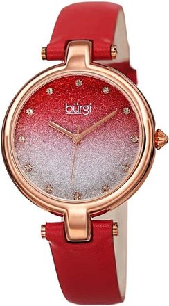 Bürgi Glitter Ombre Swarovski Crystal Dial Ladies Watch