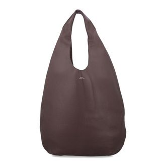 A.P.C. Le Neige Grained Leather Handbag Tonka Cow Tote