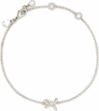 Kate Spade New York mini bow pendant necklace in Silver at Nordstrom
