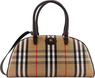 Burberry Geruite schoudertas - Beige