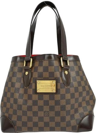 Louis Vuitton Pre-owned Tote Bags, female, Brown, Size: ONE SIZE Pre-owned Vintage Damier Ebene Tote Bag